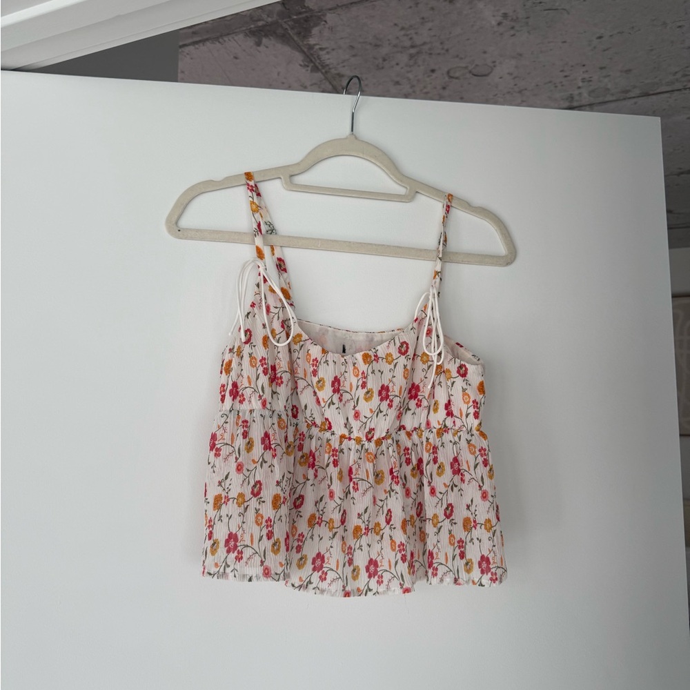 Floral Flowy Tank Top